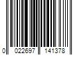 Barcode Image for UPC code 0022697141378