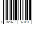 Barcode Image for UPC code 0022697660091