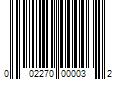 Barcode Image for UPC code 002270000032