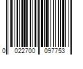 Barcode Image for UPC code 0022700097753