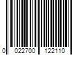 Barcode Image for UPC code 0022700122110