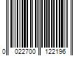 Barcode Image for UPC code 0022700122196