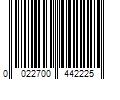 Barcode Image for UPC code 0022700442225