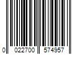 Barcode Image for UPC code 0022700574957