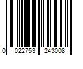 Barcode Image for UPC code 0022753243008