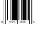 Barcode Image for UPC code 002277000073