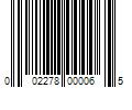 Barcode Image for UPC code 002278000065