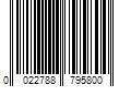 Barcode Image for UPC code 0022788795800