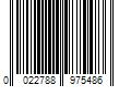 Barcode Image for UPC code 0022788975486