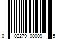 Barcode Image for UPC code 002279000095