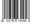 Barcode Image for UPC code 0022796930958