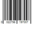 Barcode Image for UPC code 0022798197007