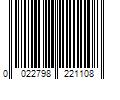 Barcode Image for UPC code 0022798221108