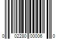 Barcode Image for UPC code 002280000060