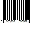 Barcode Image for UPC code 0022808006688