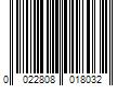 Barcode Image for UPC code 0022808018032