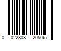 Barcode Image for UPC code 0022808205067