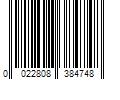 Barcode Image for UPC code 0022808384748