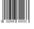 Barcode Image for UPC code 0022808800033