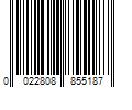 Barcode Image for UPC code 0022808855187