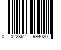 Barcode Image for UPC code 0022862994020