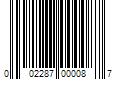 Barcode Image for UPC code 002287000087