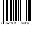 Barcode Image for UPC code 0022899007519