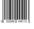 Barcode Image for UPC code 0022899445113