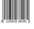 Barcode Image for UPC code 0022899860060