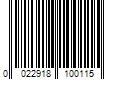 Barcode Image for UPC code 0022918100115