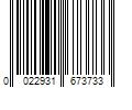 Barcode Image for UPC code 0022931673733