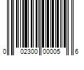 Barcode Image for UPC code 002300000056