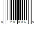 Barcode Image for UPC code 002300000063