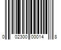 Barcode Image for UPC code 002300000148