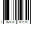 Barcode Image for UPC code 0023000002300