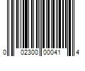 Barcode Image for UPC code 002300000414