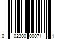 Barcode Image for UPC code 002300000711