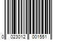 Barcode Image for UPC code 0023012001551