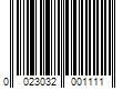 Barcode Image for UPC code 0023032001111