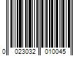 Barcode Image for UPC code 0023032010045