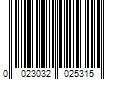 Barcode Image for UPC code 0023032025315