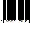 Barcode Image for UPC code 0023032551142