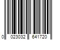 Barcode Image for UPC code 0023032641720