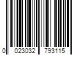 Barcode Image for UPC code 0023032793115