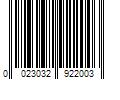 Barcode Image for UPC code 0023032922003