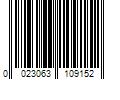 Barcode Image for UPC code 0023063109152