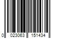 Barcode Image for UPC code 0023063151434