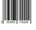 Barcode Image for UPC code 0023063700229