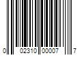 Barcode Image for UPC code 002310000077