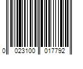 Barcode Image for UPC code 0023100017792